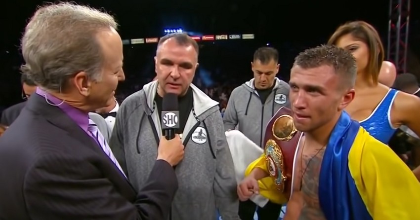 Vasyl Lomachenko, champion du monde WBO