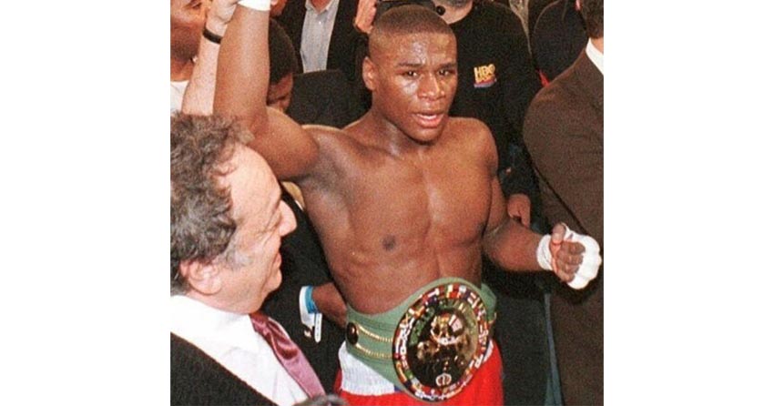 Floyd Mayweather Jr, champion du monde WBC