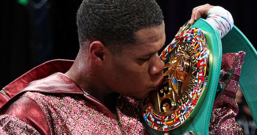 Devin Haney, champion du monde WBC