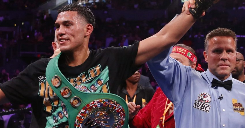 David Benavidez, champion du monde WBC