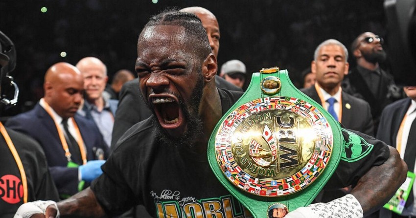 Deontay Wilder, champion du monde WBC