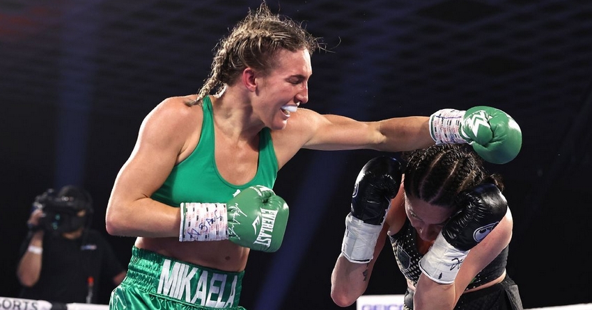 Mikaela Mayer, championne du monde féminine WBO