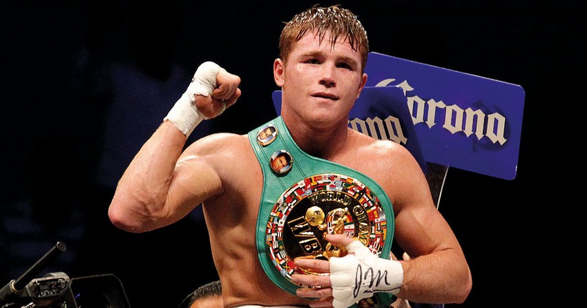 Saul Alvarez, champion du monde WBC