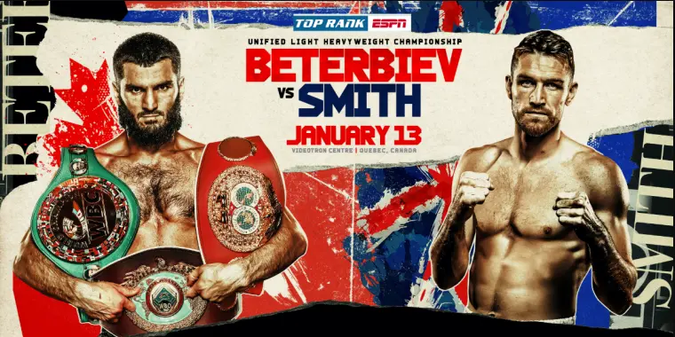 Details combat Callum Smith vs Beterbiev