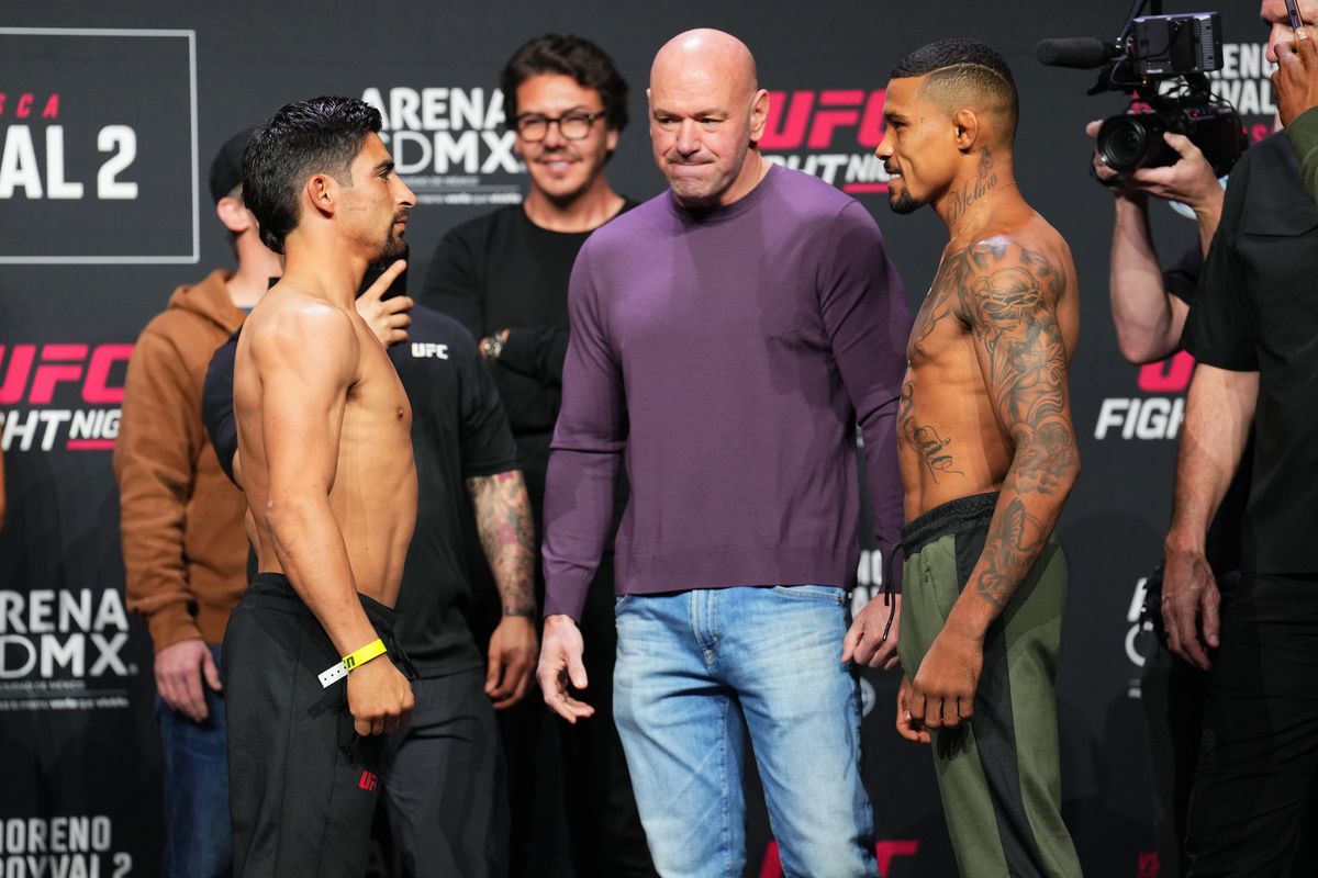 UFC Fight Night : Pesée cérémonielle Moreno vs Royval 2