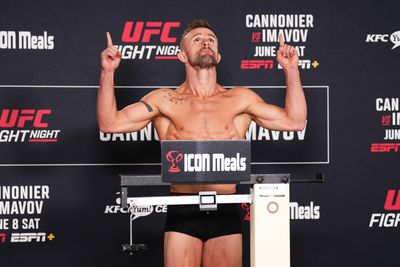 UFC Fight Night: Cannonier v Imavov Weigh-in