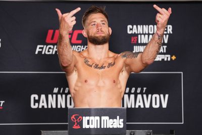 UFC Fight Night : Pesée Cannonier contre Imavov