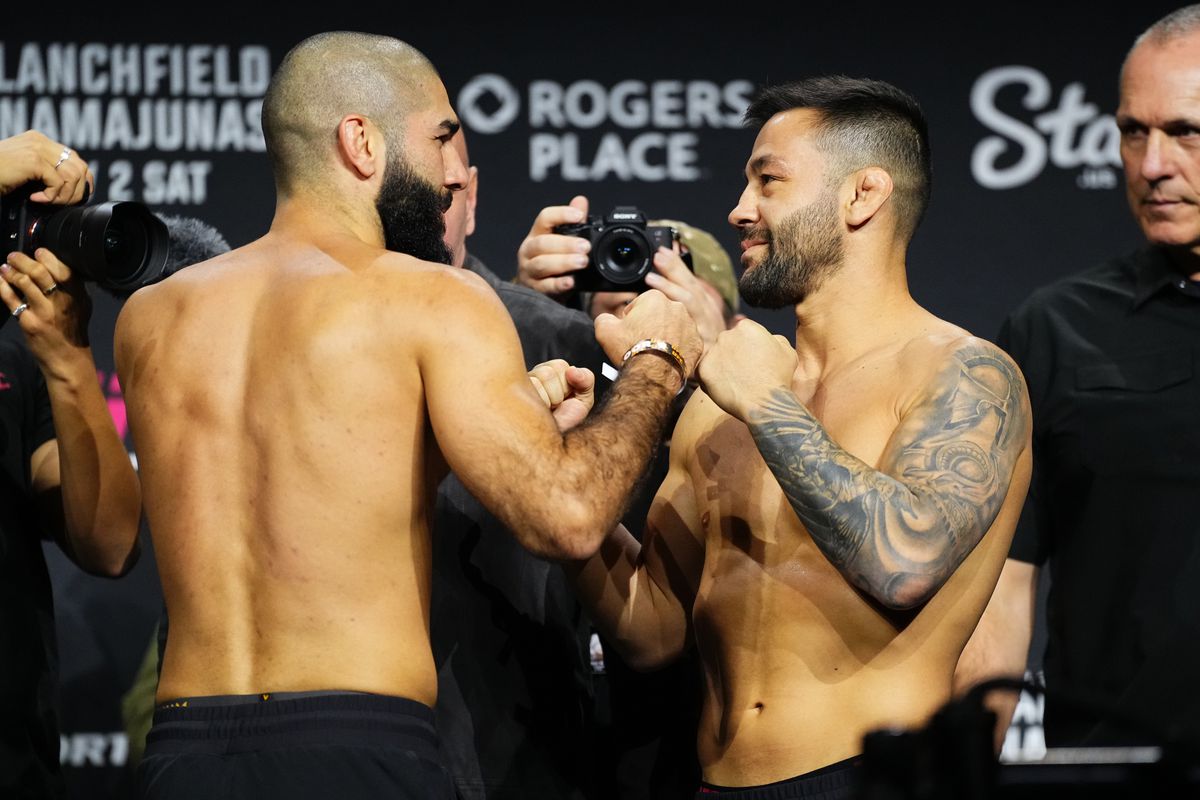 UFC Fight Night : Pesée cérémonielle entre Moreno et Albazi