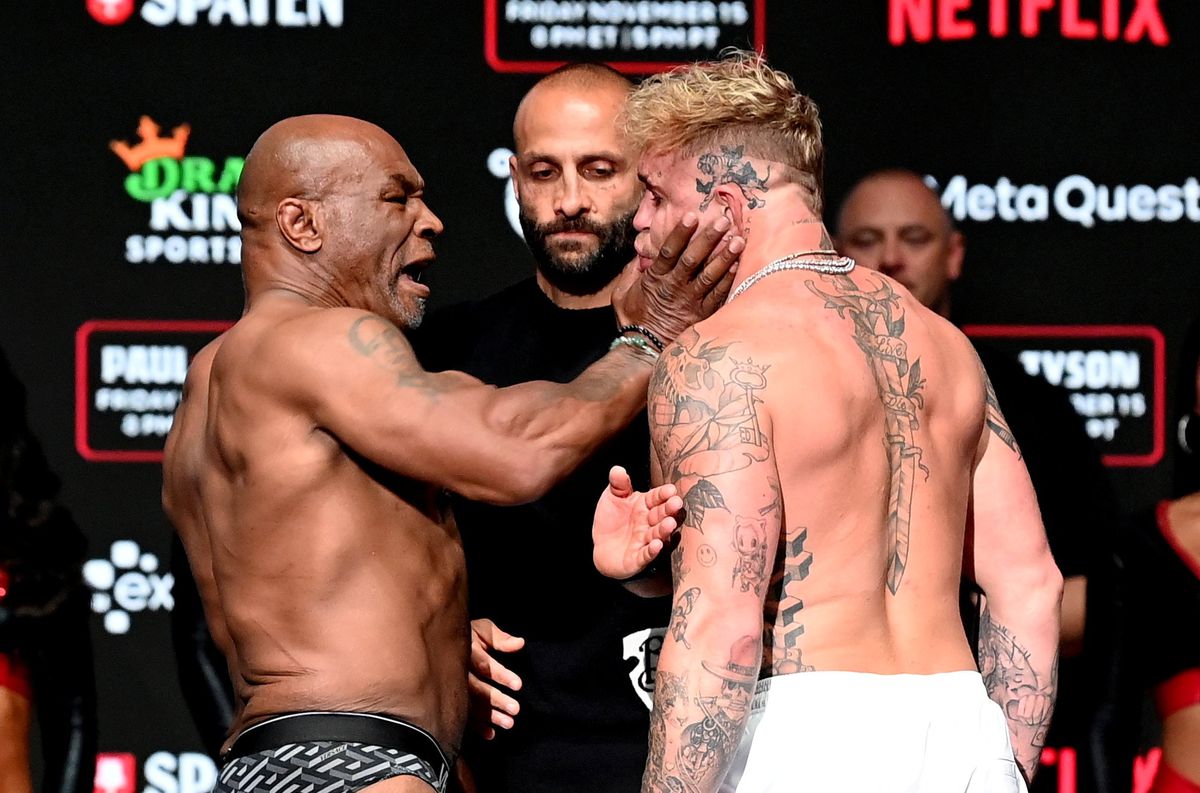 Jake Paul v Mike Tyson - Weigh-Ins