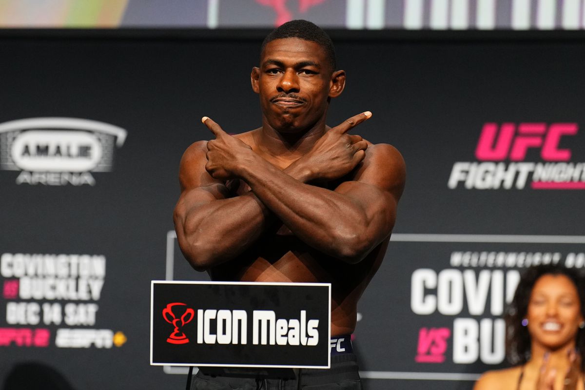 UFC Fight Night : pesée cérémonielle Covington contre Buckley