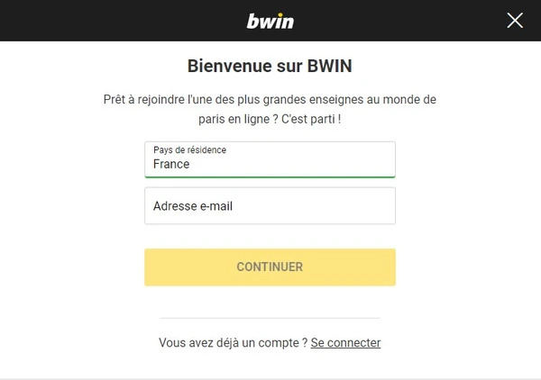 Bwin inscription en ligne